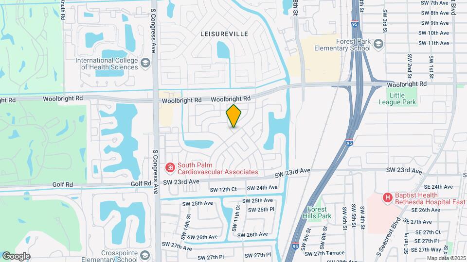 1727 SW 18th St Map and Location Details