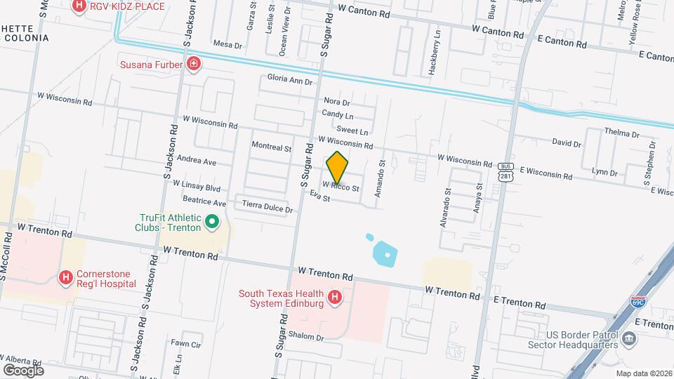 1326 Ricco St Map and Location Details