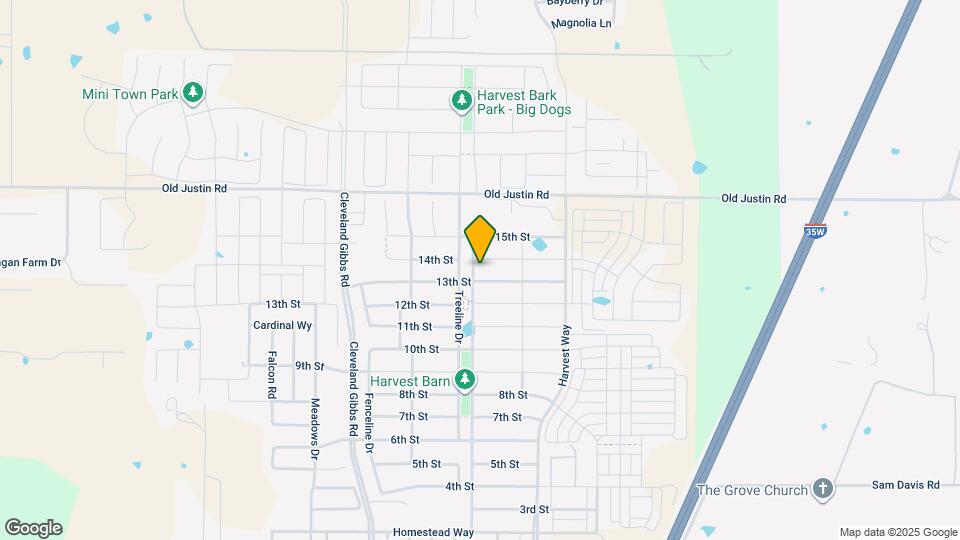 1310 Sunflower Ave Map and Location Details