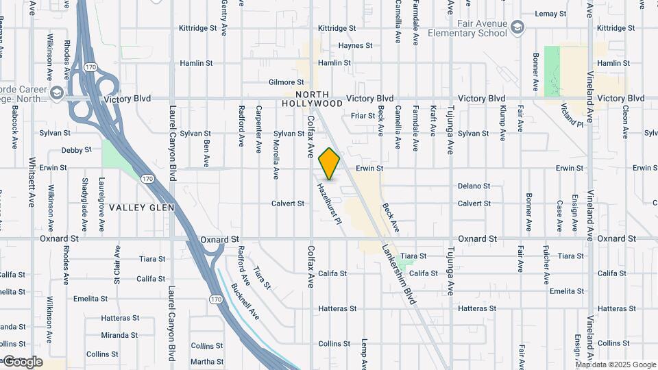 6134 Hazelhurst Pl Mapa y Detalles de la Ubicación
