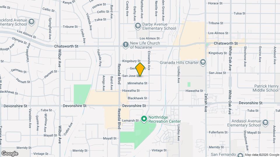 18334 San Jose St Map and Location Details
