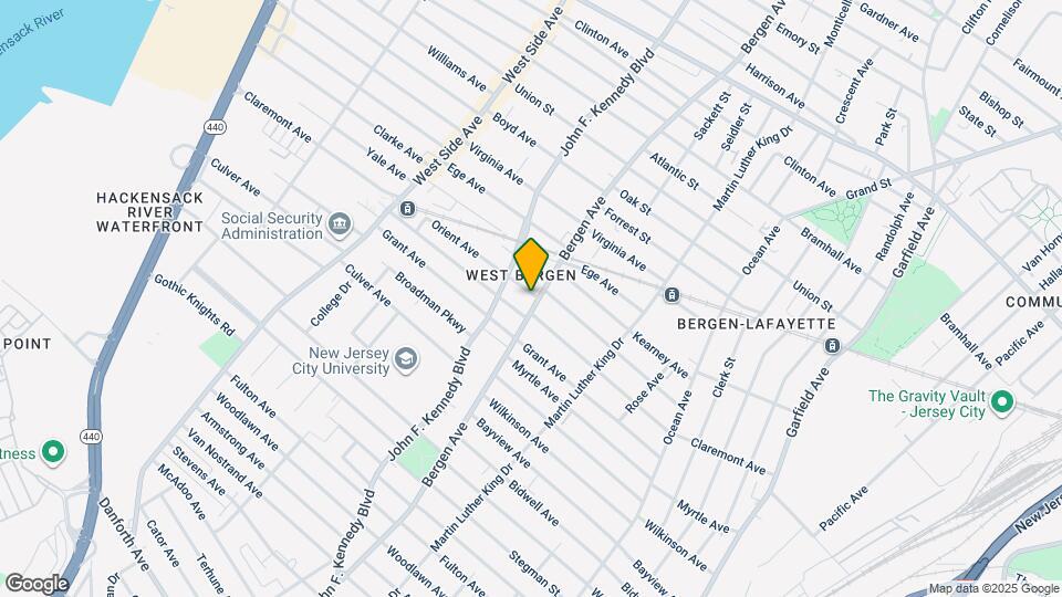 289 Bergen Ave Map and Location Details