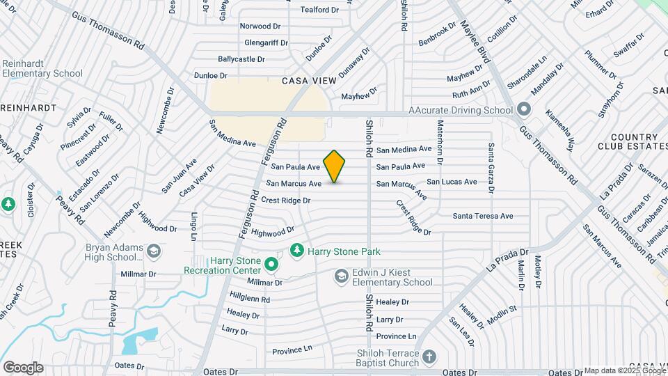 2618 San Marcus Ave Map and Location Details