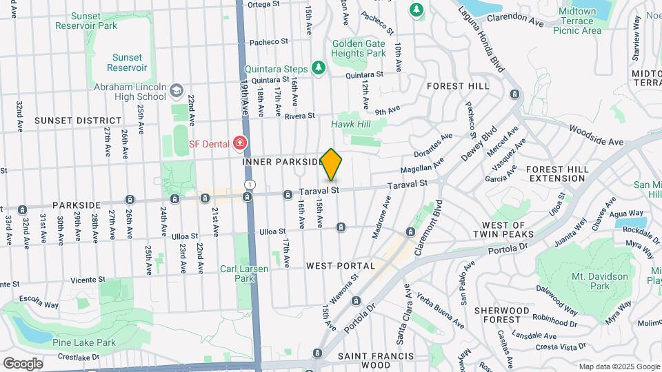 420 Taraval St Map and Location Details
