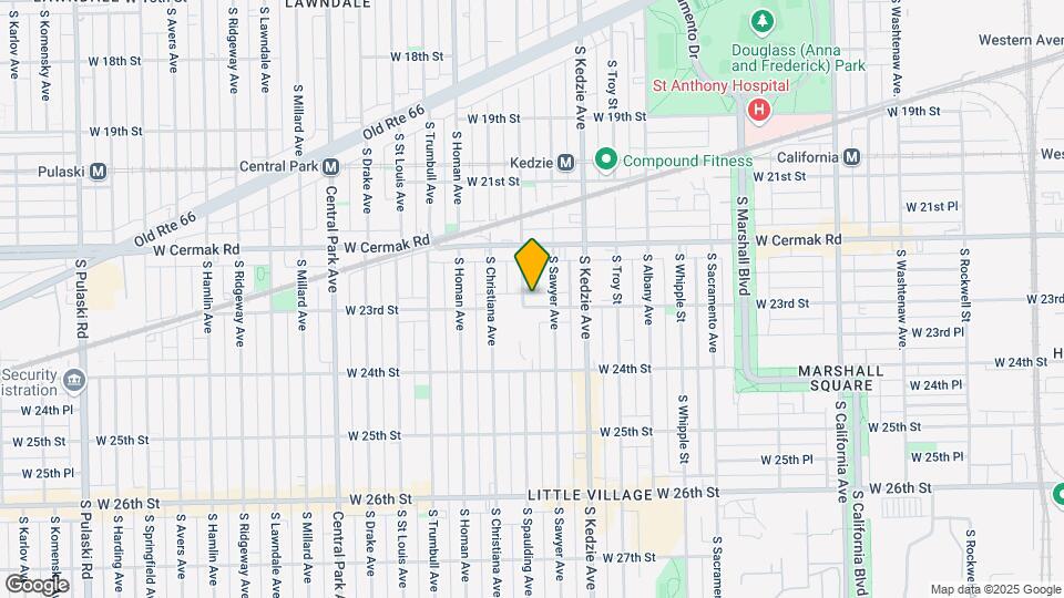3252 W 23rd St Map and Location Details