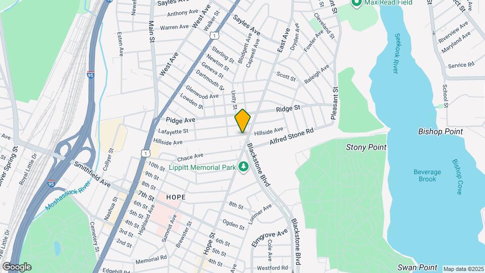 175 Hillside Ave Map and Location Details