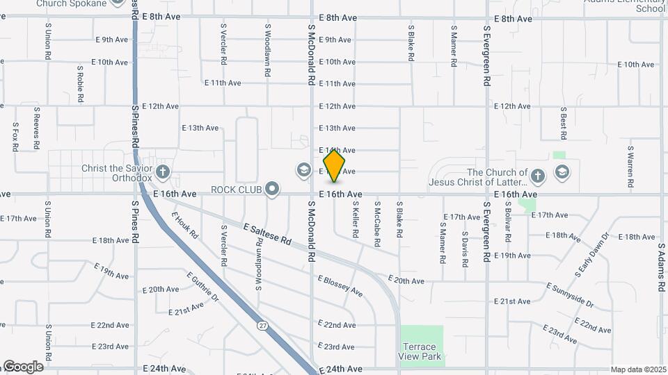 13125 E 16th Ave Map and Location Details