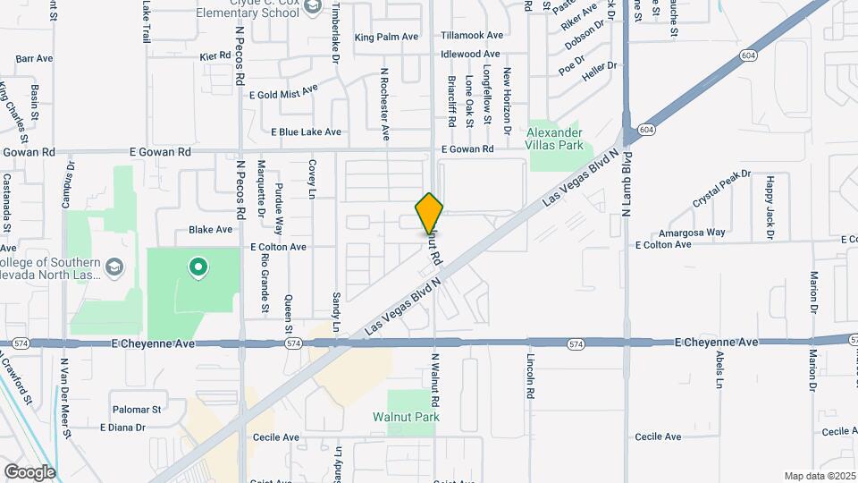 3401 N Walnut Rd Map and Location Details