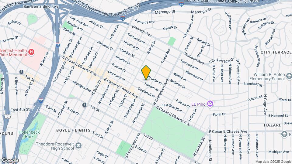 2745 Folsom St Map and Location Details
