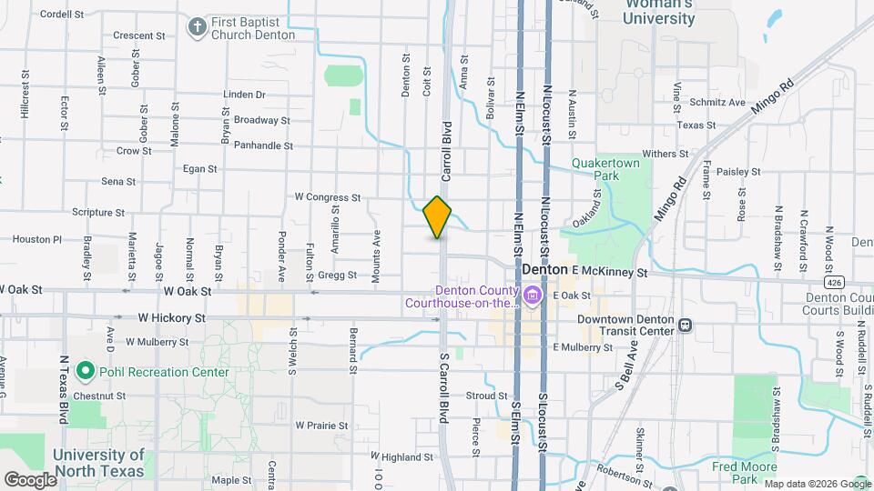 502 Pearl St Map and Location Details