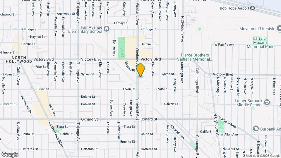 6242-6248 Vineland Ave Map and Location Details
