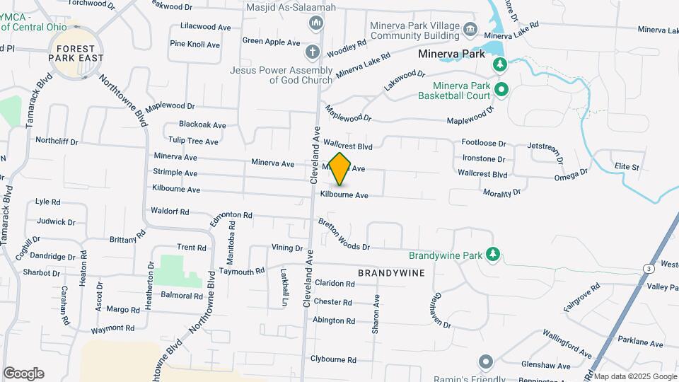 2704 Kilbourne Ave Map and Location Details