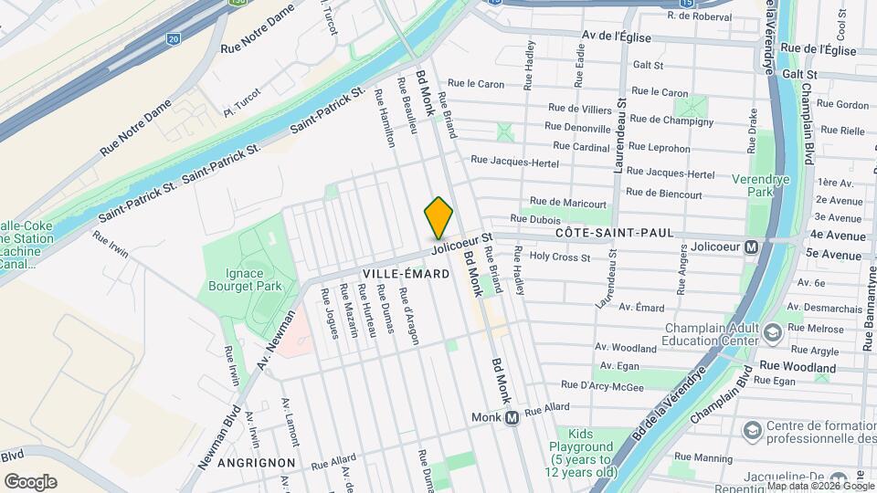 2515 Jolicoeur Rue Map and Location Details