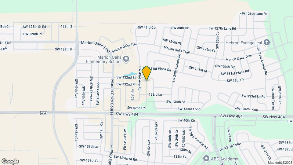13212 SW 42nd Cir Map and Location Details