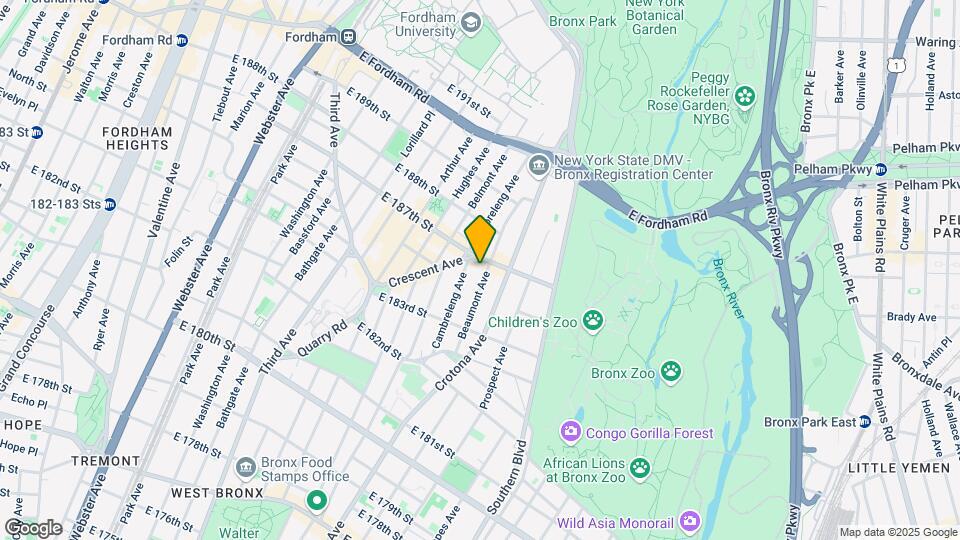 2353-2355 Beaumont Ave Mapa y Detalles de la Ubicación