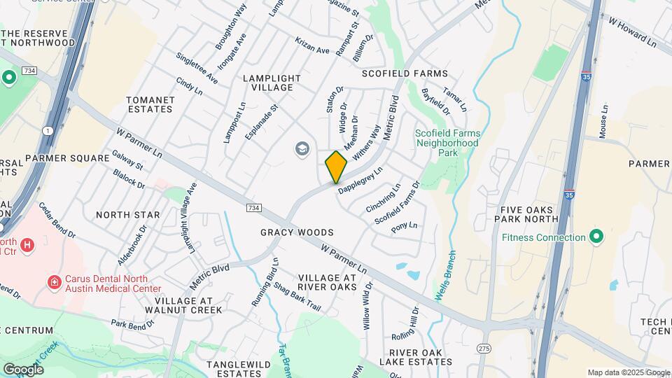 1801 Dapplegrey Ln Map and Location Details