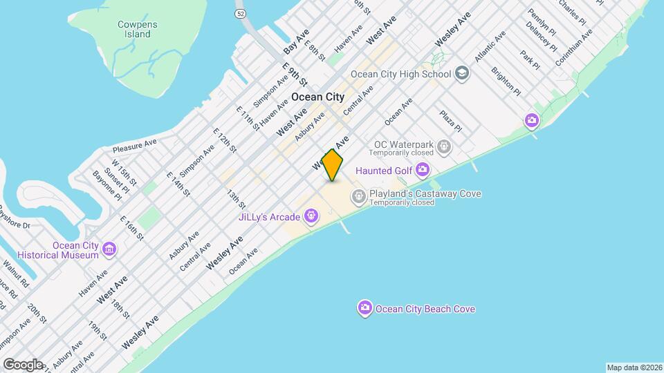 1027 Ocean Ave Map and Location Details