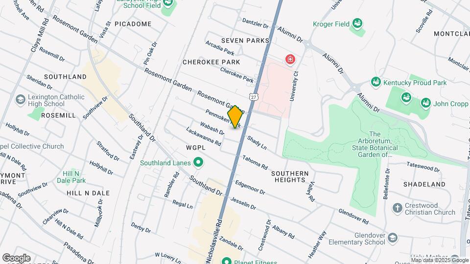 1851 Nicholasville Rd Mapa y Detalles de la Ubicación