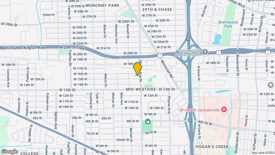 1317 15th St Map and Location Details