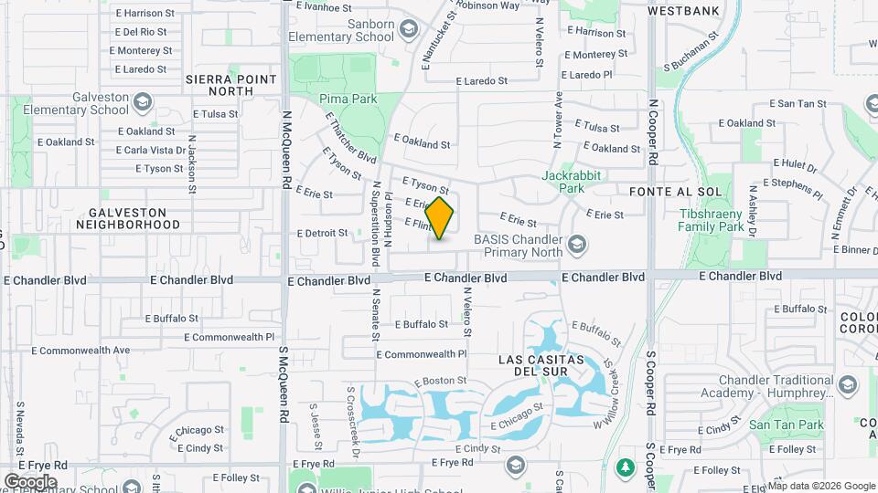 1426 E Detroit St Map and Location Details