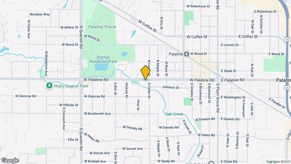 413 W Palatine Rd Map and Location Details