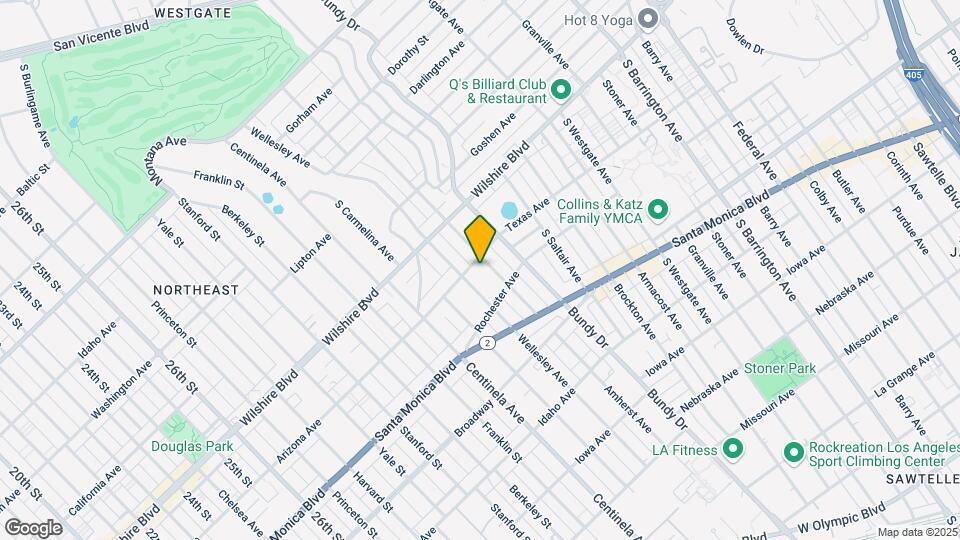 1309 Amherst Ave Map and Location Details