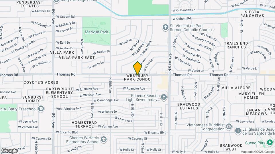 5305 W Thomas Rd Map and Location Details