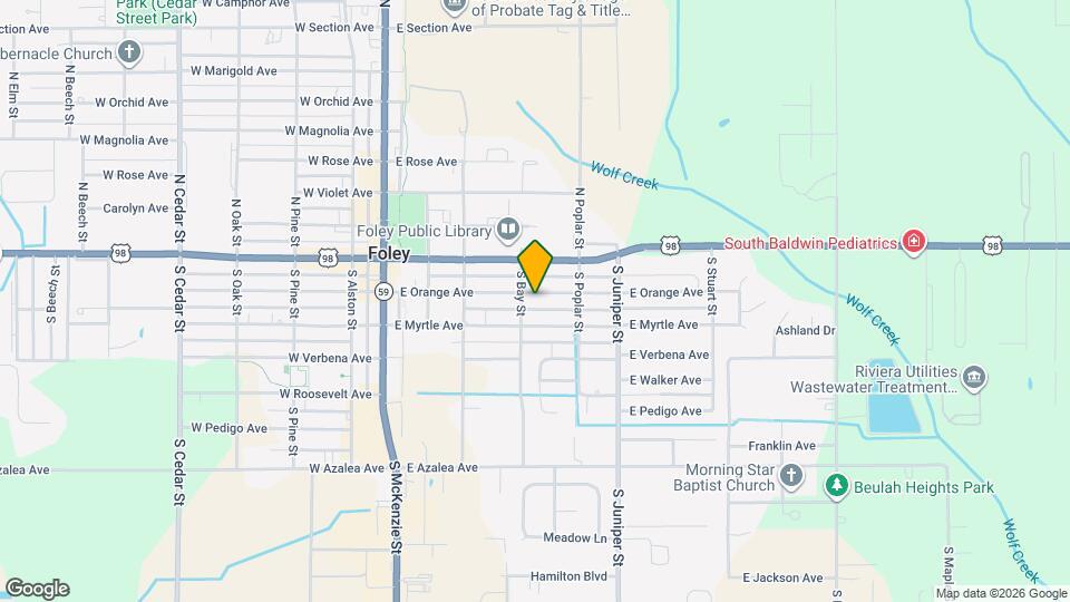 402 E Orange Ave Mapa y Detalles de la Ubicación