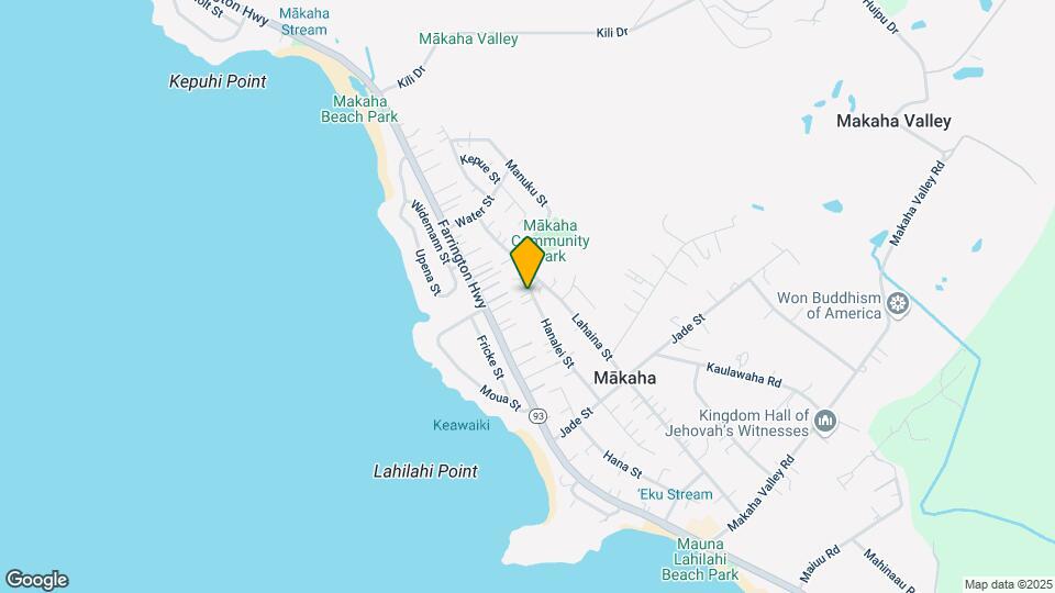 84-725 Hanalei St-Unit -B Map and Location Details