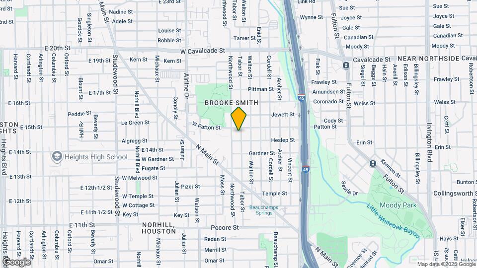 707 Tabor St Map and Location Details