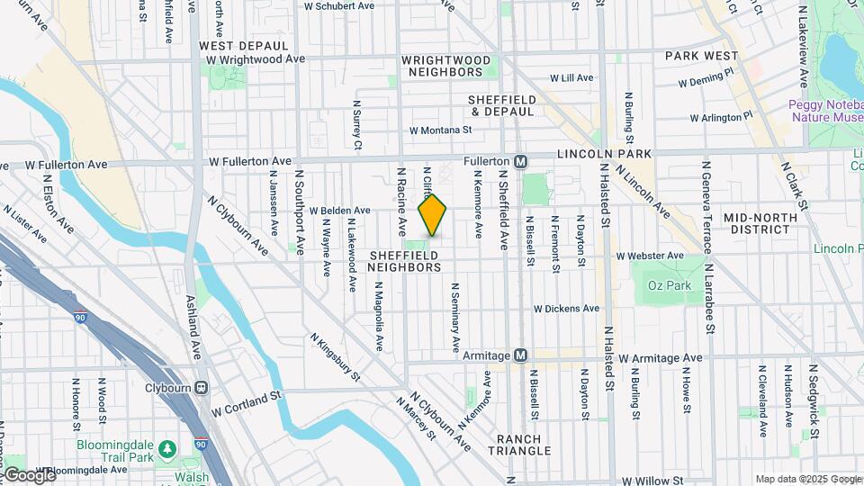 2215 N Clifton Map and Location Details
