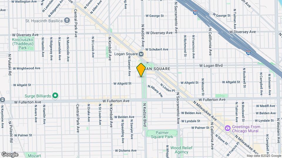 2522 N Kedzie Blvd, Unit # 01N Mapa y Detalles de la Ubicación