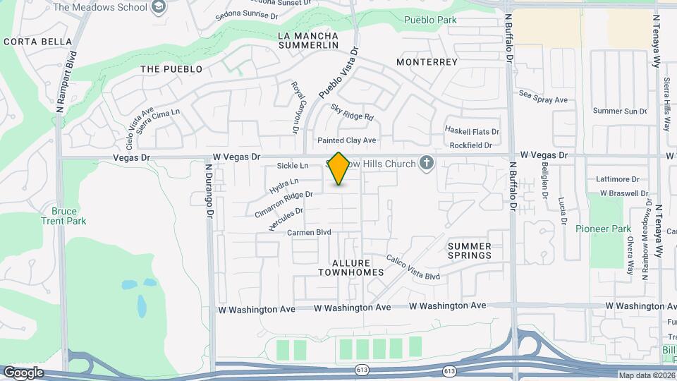 8052 Cimarron Ridge Dr Map and Location Details