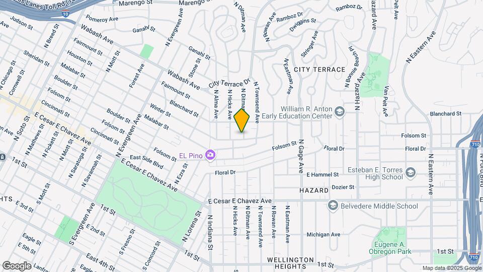 801-815 N Ditman Ave Map and Location Details
