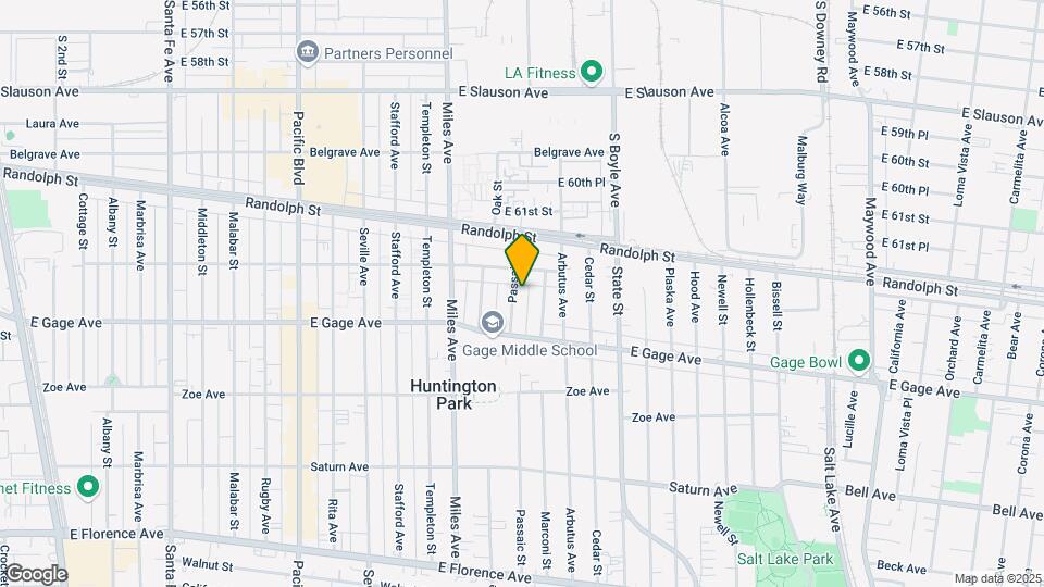 6324 Passaic St Map and Location Details