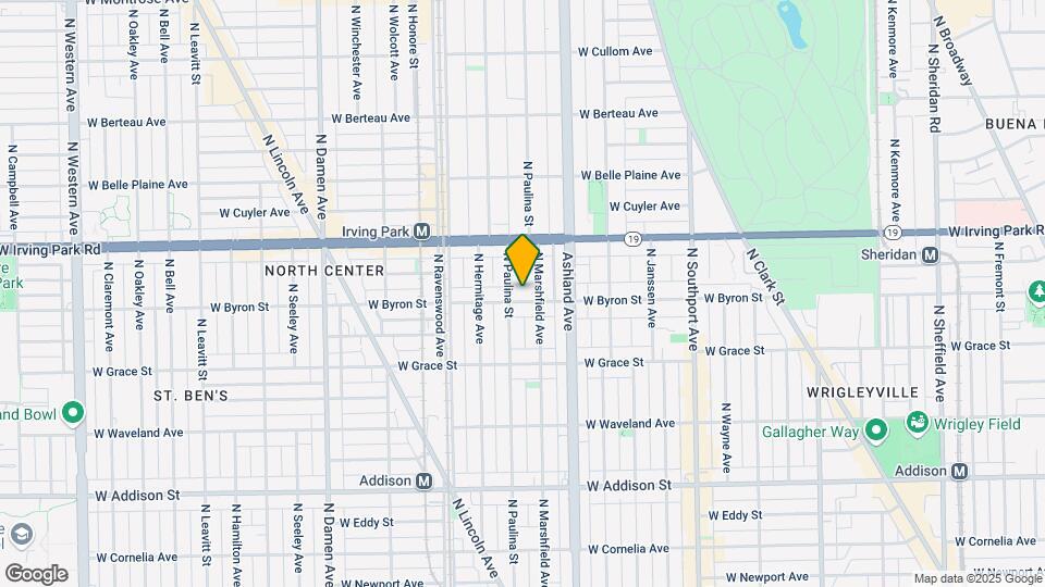1646 W Byron St Map and Location Details