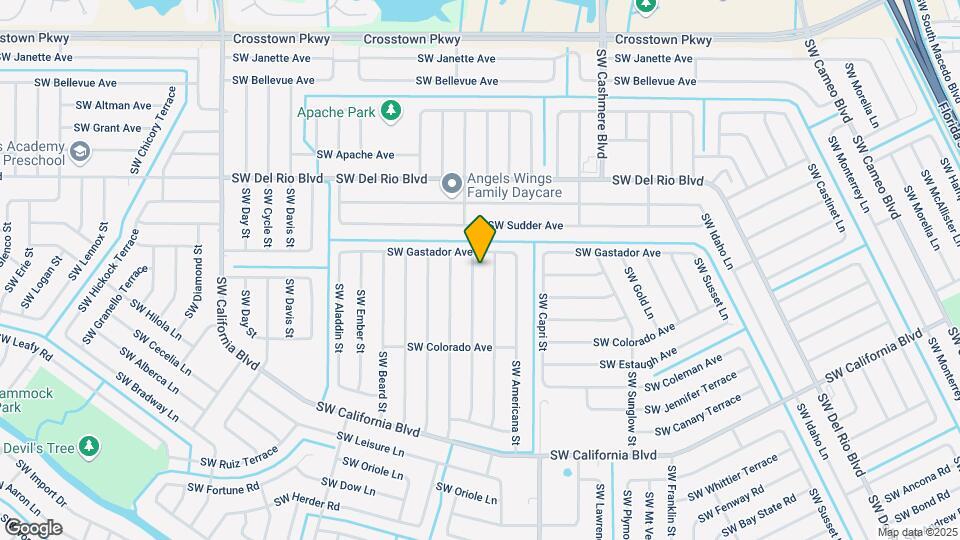 1913 SW Beauregard St Map and Location Details