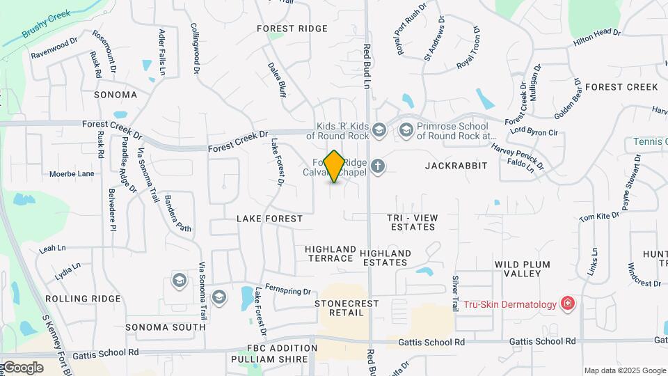 3007 Rock Rose Pl Map and Location Details