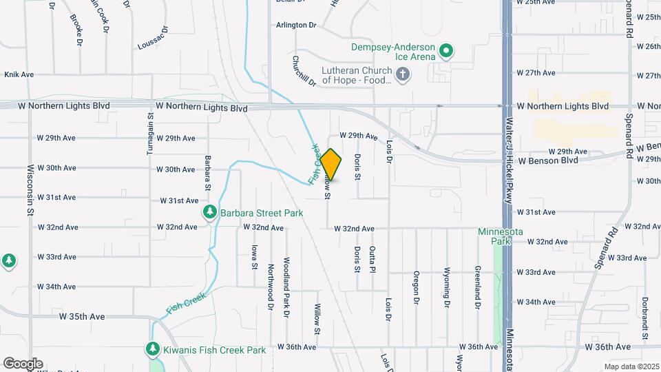 3009 Willow St Map and Location Details