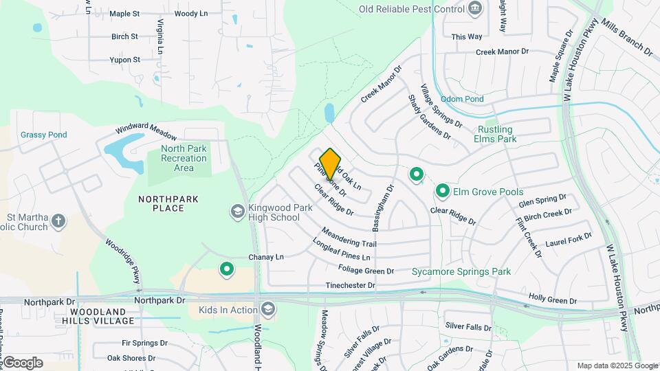 2402 Pine Cone Dr Map and Location Details