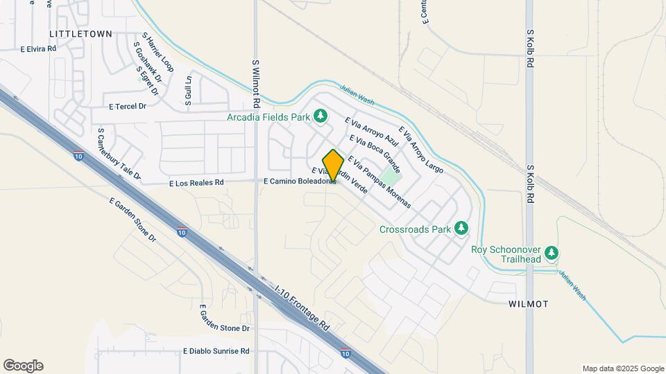 6513 E Paseo Alga Map and Location Details