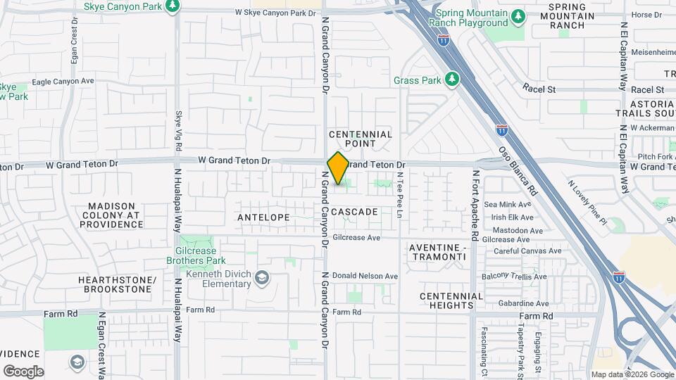 9556 Cabot Falls Ave Map and Location Details
