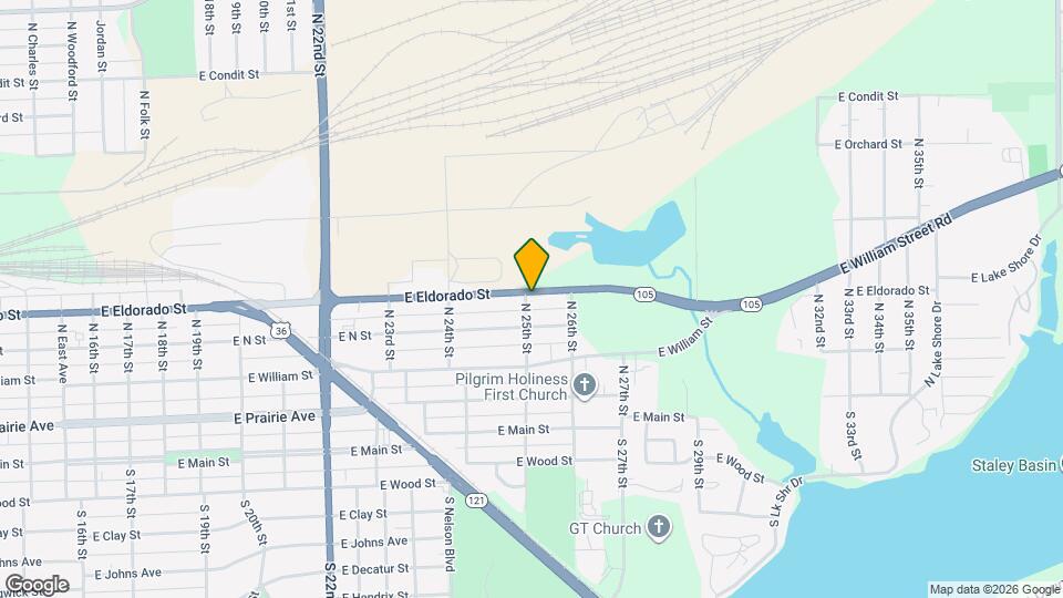 2501 E Eldorado St Map and Location Details