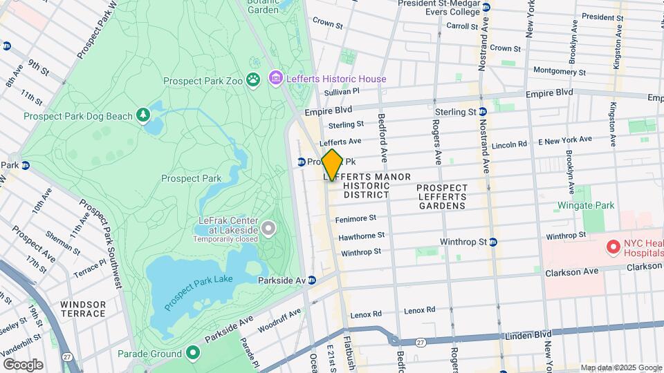 577 Flatbush Ave Map and Location Details