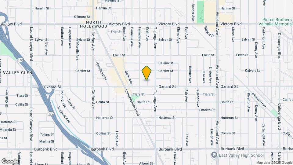 11437-11441 Oxnard St Map and Location Details