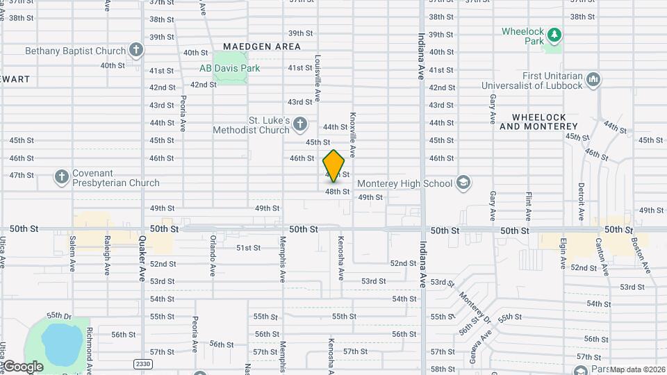 3610 48th St Map and Location Details