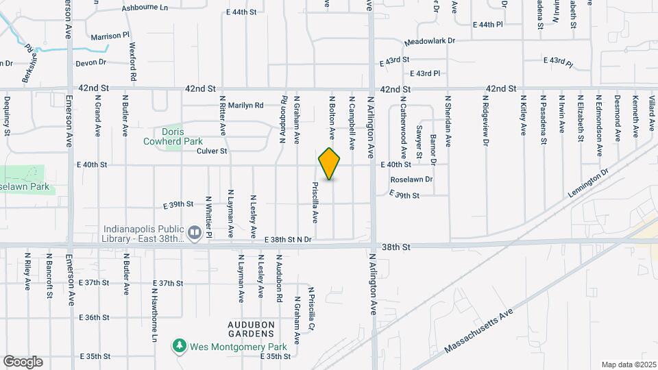 3918 N Bolton Ave Map and Location Details