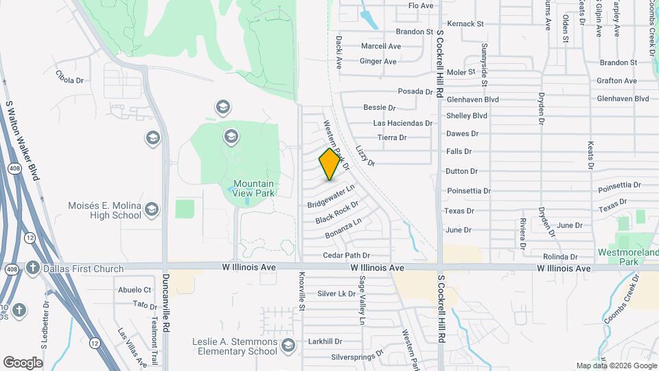 4646 Ridgepoint Dr Map and Location Details