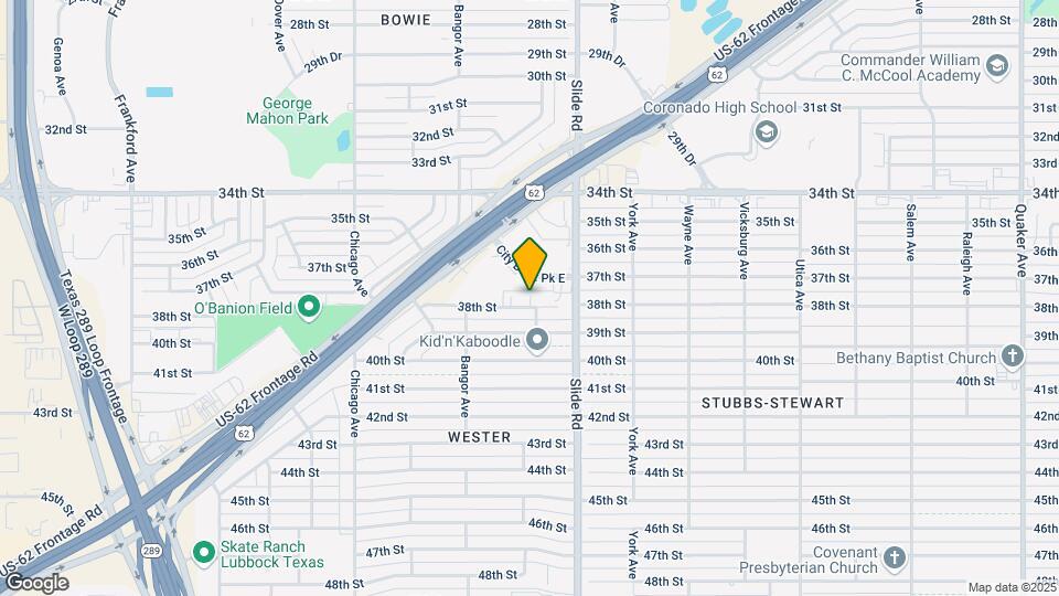 5308 38th St Map and Location Details