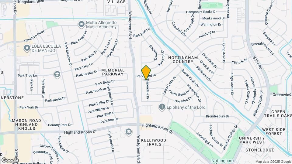 1314 Stependale Dr Map and Location Details